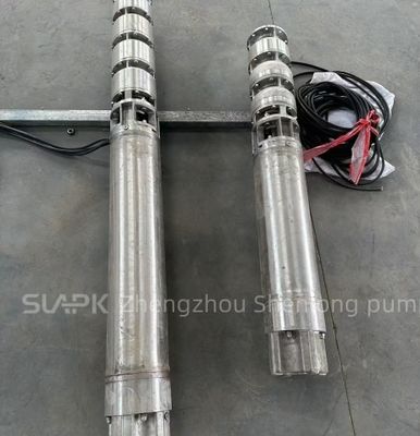 Large Flow Stainless Steel Submersible Pump 30 Meter Head Suitable For Mine Construction Site Drainage
