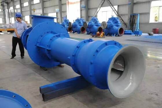 Flow Rate 50m3hr to 8400m3hr Vertical Submersible Pump Suitable for Municipal Sewage and Wastewater Treatment Facilities