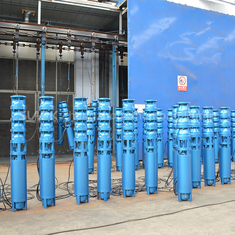 300QJ150-450/13 Pompes submersibles à puits profonds avec 450 m de tête 150 m3/h Débit et conception centrifuge à plusieurs étages