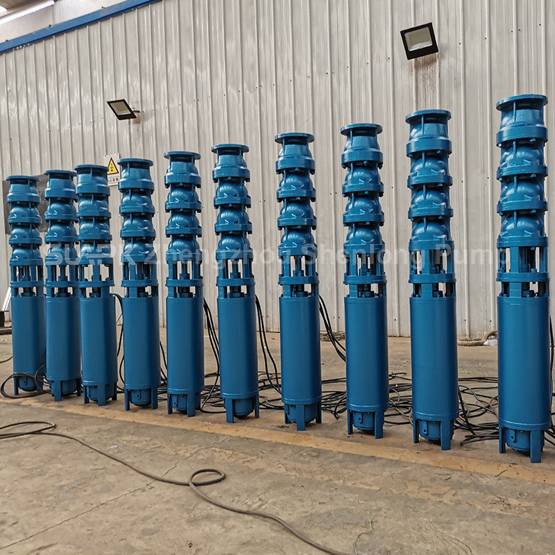 300QJ150-450/13 Pompes submersibles à puits profonds avec 450 m de tête 150 m3/h Débit et conception centrifuge à plusieurs étages