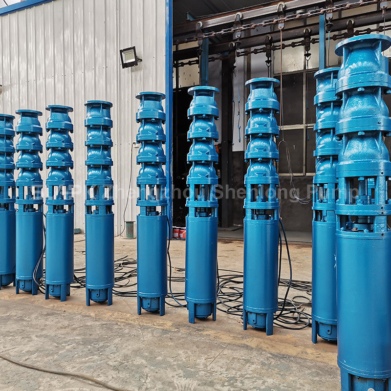 300QJ150-450/13 Pompes submersibles à puits profonds avec 450 m de tête 150 m3/h Débit et conception centrifuge à plusieurs étages