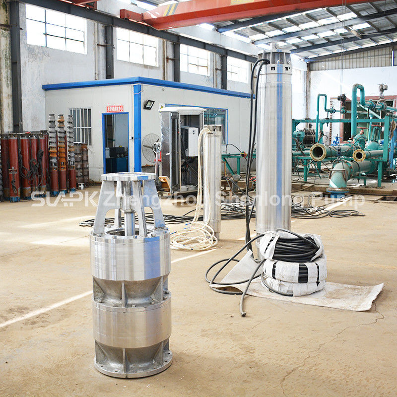 Pompe de puits profond en acier inoxydable de 6 pouces, 7 pouces, 8 pouces, turbine résistante à la corrosion pour le dessalement de l'eau de mer