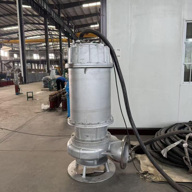Pompes d'égout submersibles en acier inoxydable avec débit de 80 m3/h et tête de 10 m pour le drainage des eaux usées