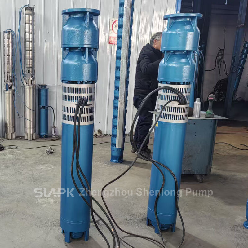 Pompes submersibles à puits profonds de 22 kW avec impulseur SS304 et débit de 160 m3/h pour l'extraction d'eau de forage
