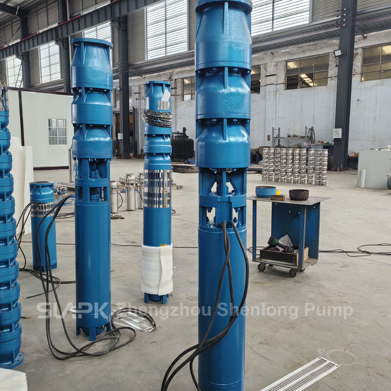 Pompes submersibles à puits profonds de 22 kW avec impulseur SS304 et débit de 160 m3/h pour l'extraction d'eau de forage