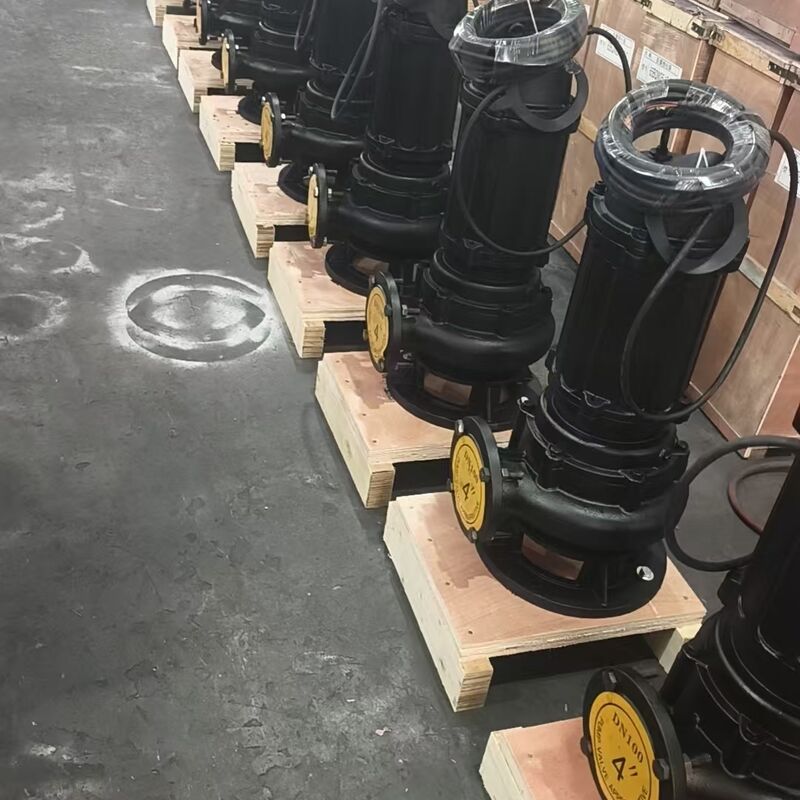 100WQ80-20-7.5kW Pompe submersible eaux usées avec débit 80m³/h, hauteur manométrique 20m et moteur 7.5kW pour drainage eaux usées