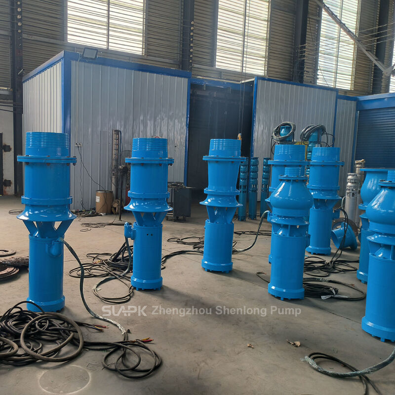 QSZ et QSH pompes submersibles à débit élevé axiale et à débit mixte avec débit 260-2,880 m3/h et puissance 7,5-55 kW