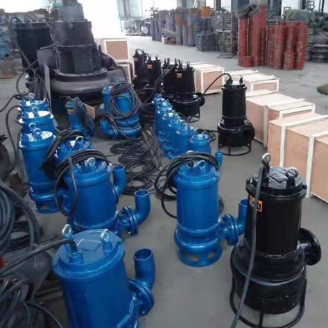 Pompe à lisier submersible de 15 kW avec sortie de décharge DN100 et alliage à haute teneur en chrome pour le traitement des lisiers abrasifs