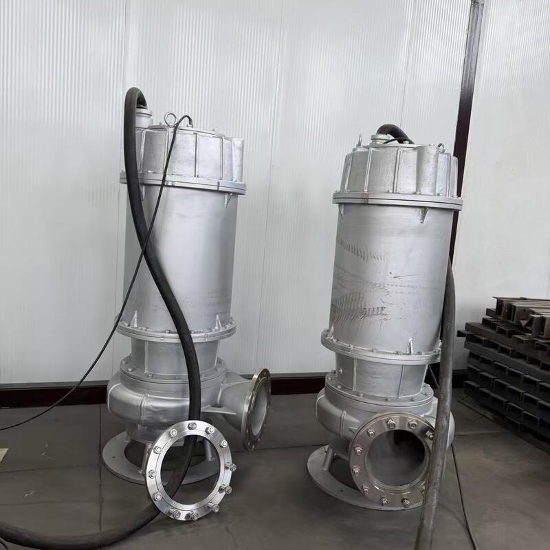 Pompes d'égouts submersibles en acier inoxydable à débit de 1000 m3/h et puits en acier inoxydable duplex 2205 pour les eaux usées