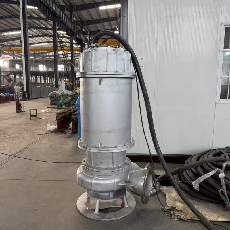 Pompes d'égouts submersibles en acier inoxydable à débit de 1000 m3/h et puits en acier inoxydable duplex 2205 pour les eaux usées