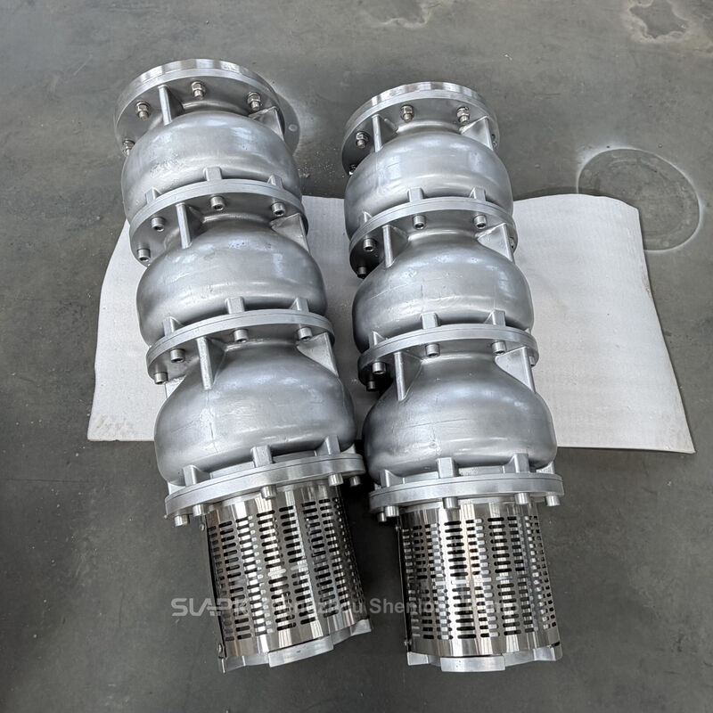Pompes de puits submersibles en acier inoxydable avec débit de 252 m3/h, tête de 170 m et puissance de 185 kW