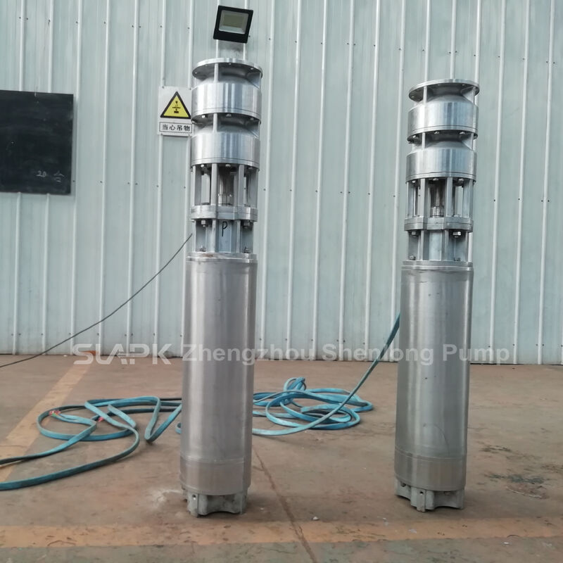 Pompes de puits submersibles en acier inoxydable de 55 kW avec débit de 40 m3/h pour les applications de puits profonds