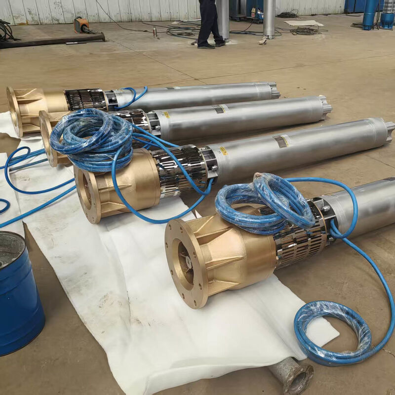 Pompes de puits submersibles en acier inoxydable de 55 kW avec débit de 40 m3/h pour les applications de puits profonds