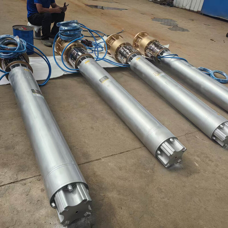 Pompes de puits submersibles en acier inoxydable de 55 kW avec débit de 40 m3/h pour les applications de puits profonds