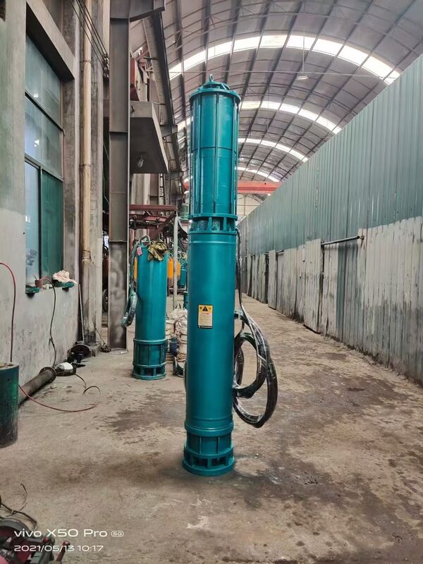 WQD450-35-75KW Pompes d'égout submersibles à aspiration de fond à plusieurs étages avec débit de 450 m3/h et tête de 35 m