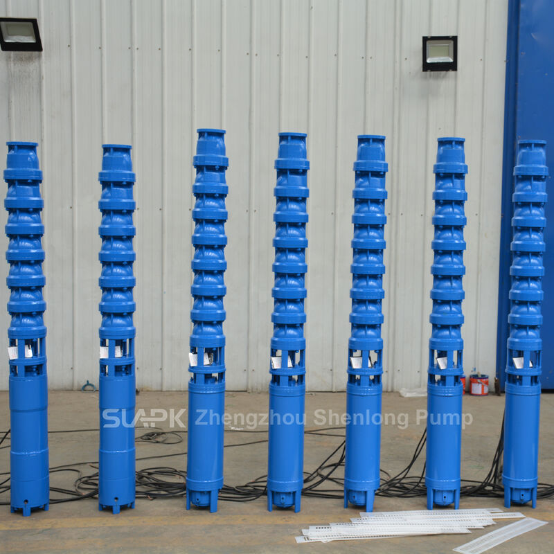 200QJ65-90 Pompe submersible en fonte pour puits avec débit de 65 m³/h et hauteur manométrique de 90 m pour applications en puits profonds