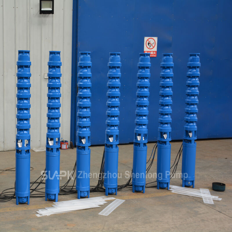 200QJ65-90 Pompe submersible en fonte pour puits avec débit de 65 m³/h et hauteur manométrique de 90 m pour applications en puits profonds