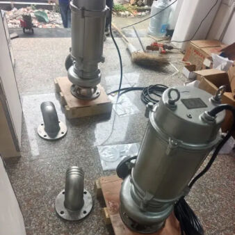 Pompe submersible pour eaux usées en acier inoxydable 45 kW 440 V 60 Hz pour l'évacuation des eaux usées à haut débit