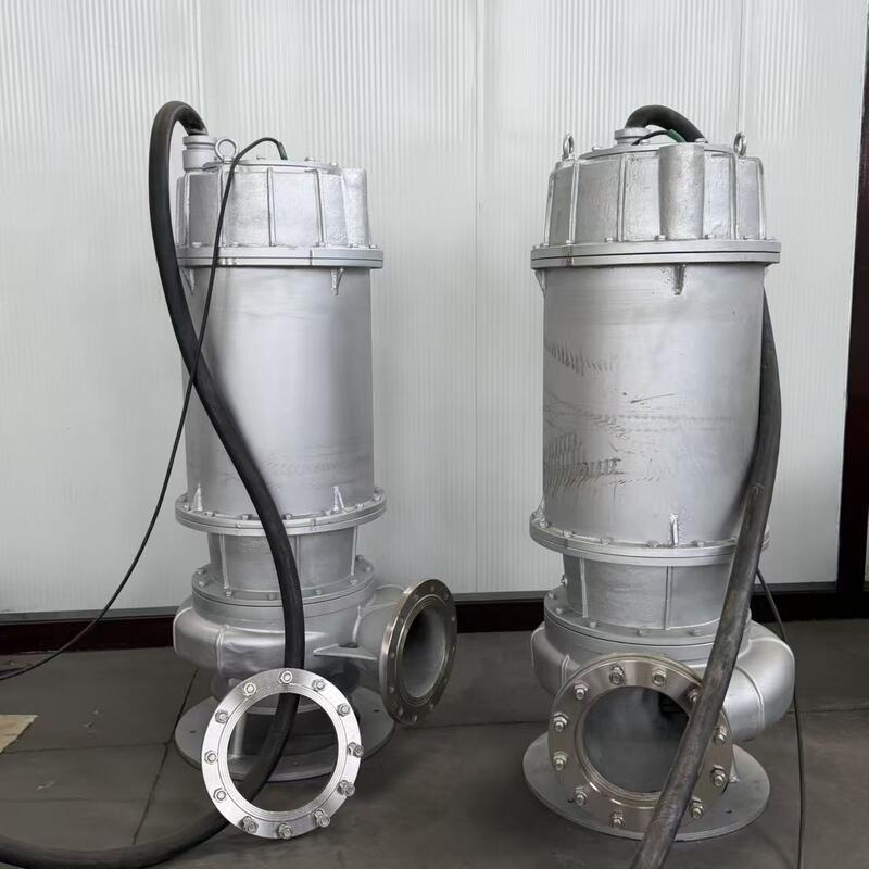 Pompes submersibles en acier inoxydable à débit de 400 m3/h et moteur de 37 kW pour le drainage des eaux usées