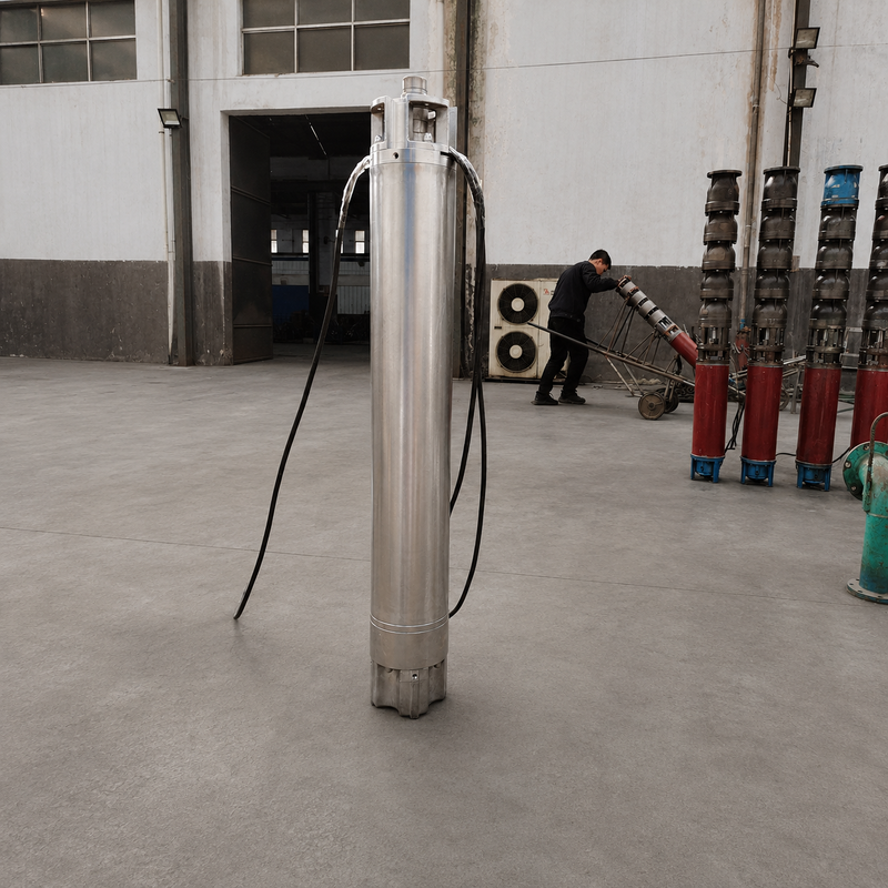 200QJH150-150-110kW Pompe submersible inox pour puits profonds, débit élevé, hauteur manométrique élevée pour puits profonds et systèmes d'eau d'ingénierie