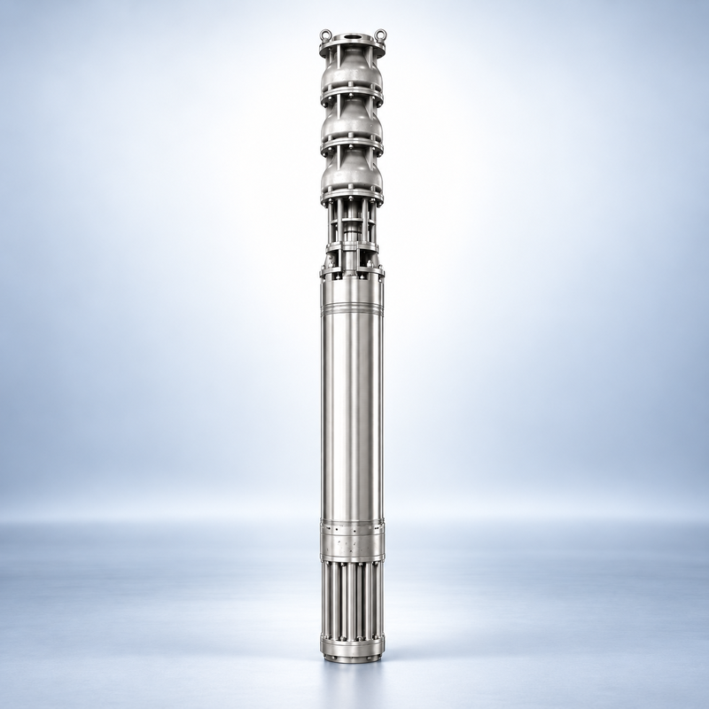 167m³/h Débit 40m Hauteur Pompe submersible en acier inoxydable pour puits profonds et forages