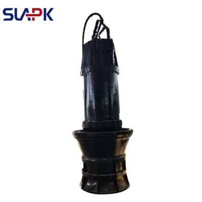 315 kW, 9000 m³/h, hauteur manométrique de 8,16 m : La pompe submersible à flux axial ZQB est spécialement conçue pour les applications de drainage municipal.