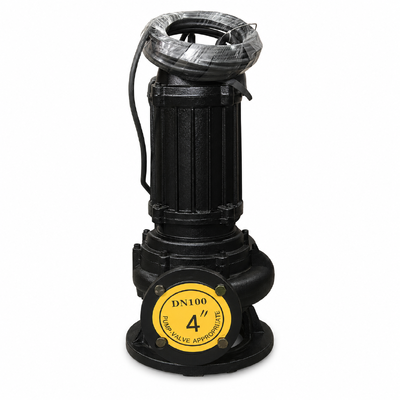 100WQ80-20-7.5kW Pompe submersible eaux usées avec débit 80m³/h, hauteur manométrique 20m et moteur 7.5kW pour drainage eaux usées
