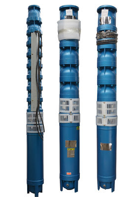 Pompes d'eau submersibles verticales à puits profonds 9m3/h - 540m3/h Débit 10 - 465m Tête