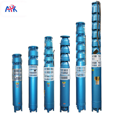Pompes à puits submersibles à plusieurs étages verticales à eau propre à courant alternatif à 3 phases en fonte