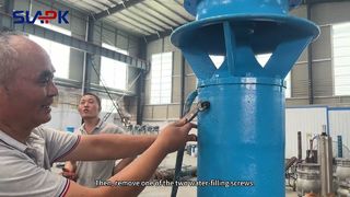 Vidéo de drainage d'une pompe à flux axial